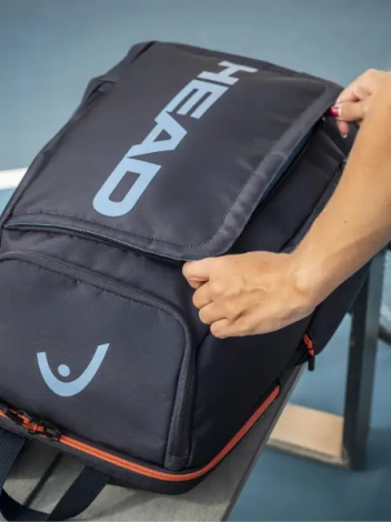 Рюкзак Head PRO BACKPACK 28L темно-сине-голубо-оранжевый 260156