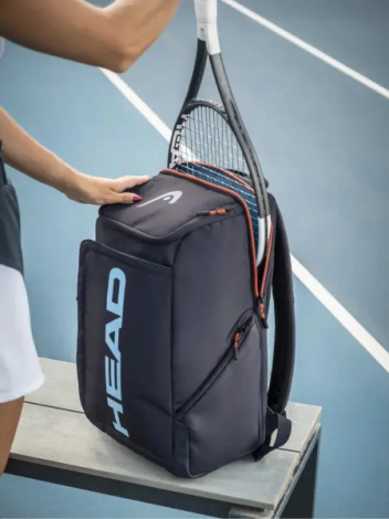 Рюкзак Head PRO BACKPACK 28L темно-сине-голубо-оранжевый 260156