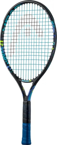 Ракетка для тенниса детская Head NOVAK 21 черно-сине-лимонная 235024