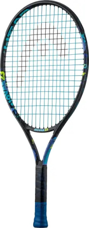 Ракетка для тенниса детская Head NOVAK 23 черно-сине-лимонная 235014