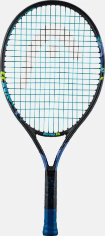 Ракетка для тенниса детская Head NOVAK 23 черно-сине-лимонная 235014