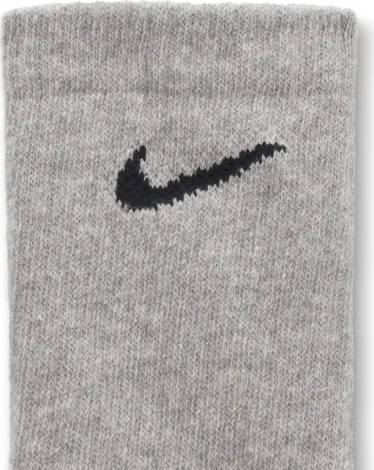Носки утепленные Nike EVERYDAY CUSHIONED TRAINING CREW SOCKS 6P белые, серые, черные (6 пар) SX7666-964