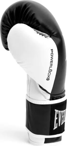 Рукавички боксерські Everlast POWERLOCK OG TRAINING GLOVES чорно-білі P00004005-BK-WH