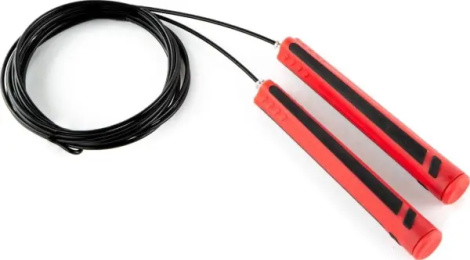 Скакалка Everlast SOCKET SPEED ROPE червоно-чорна 335 см P00002709