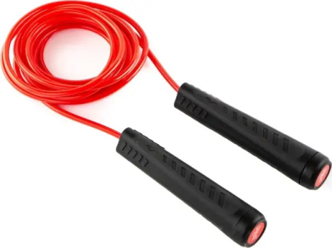 Скакалка Everlast ADJUSTABLE WEIGHTED JUMP ROPE червоно-чорна 335 см P00002708