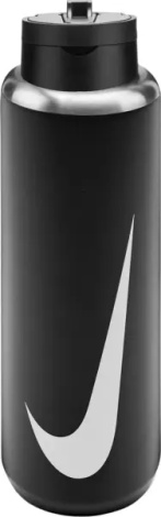 Пляшка для води Nike SS RECHARGE STRAW BOTTLE 32 OZ 946 мл чорна N.101.3796.091.32