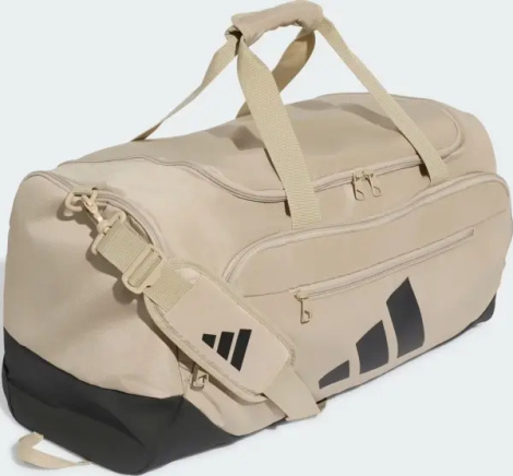 Сумка спортивная Adidas TRAINING DEFENDER DUFFLE BAG MEDIUM 60,6L бежевая KT3154