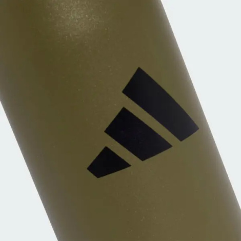 Пляшка для води Adidas METAL BOTTLE SCREW TOP 600 мл оливково-чорна KS9669