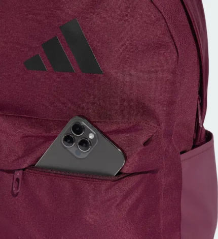 Рюкзак Adidas CLASSIC 3 BAR LOGO 27,5L бордовий KQ6741
