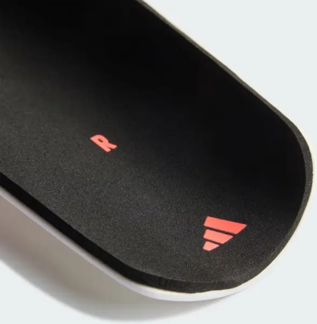 Щитки футбольные Adidas F50 CLUB персиково-черные KE5199