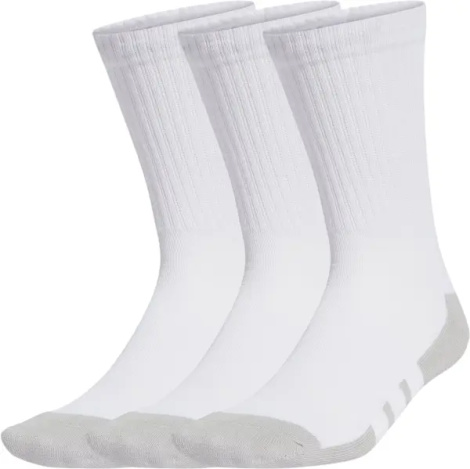 Носки Adidas ESSENTIALS CLIMACOOL CREW 3P белые (3 пары) JD9571