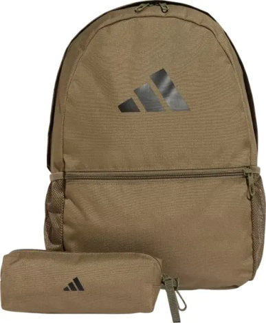 Рюкзак Adidas CLASSIC WITH PENCIL CASE 23,25L хакі JD3091