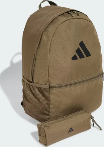 Рюкзак Adidas CLASSIC WITH PENCIL CASE 23,25L хакі JD3091
