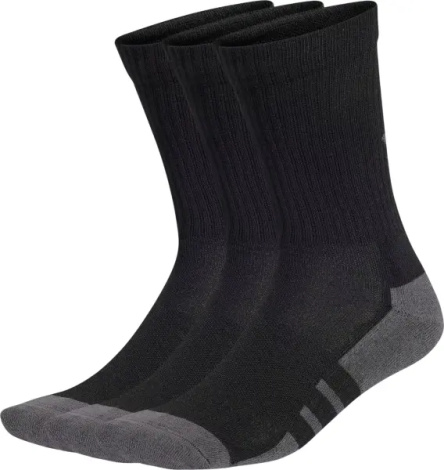 Носки Adidas ESSENTIALS CLIMACOOL CREW 3P черные (3 пары) JC6455