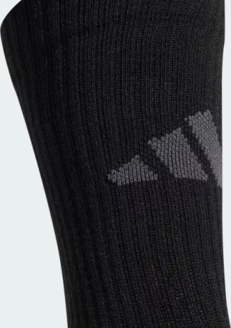 Носки Adidas ESSENTIALS CLIMACOOL CREW 3P черные (3 пары) JC6455