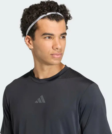 Повязки на голову Adidas HAIRBANDS 3PK белая, серая, черная (3 штуки) IY7788