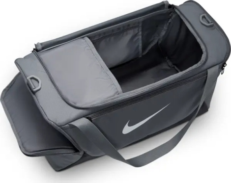 Сумка спортивная Nike BRASILIA TRAINING DUFFEL SMALL 40L серая IB4394-084