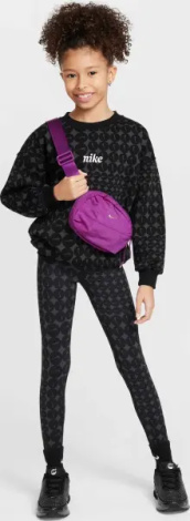 Свитшот подростковый Nike SPORTSWEAR CLUB FLEECE OVERSIZED черно-темно-серый HF8209-010