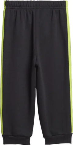 Спортивный костюм детский Adidas SPORTSWEAR серо-черно-салатовый GK1652