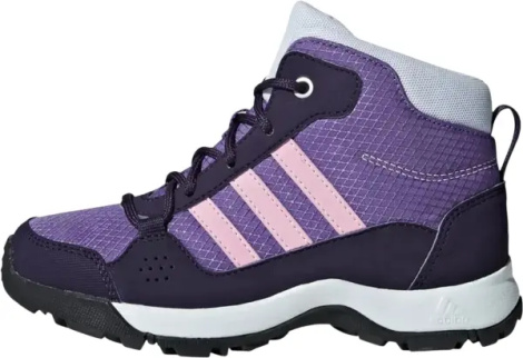 Ботинки для хайкинга детские Adidas TERREX HYPERHIKER MID фиолетово-темно-фиолетово-светло-розовые G27789