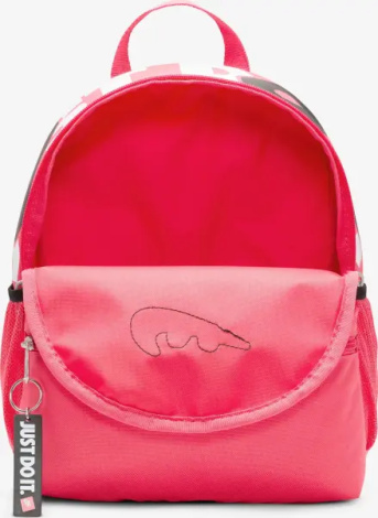 Рюкзак подростковый Nike BRASILIA JDI MINI BACKPACK SWOOSHY розово-белый FZ7259-629