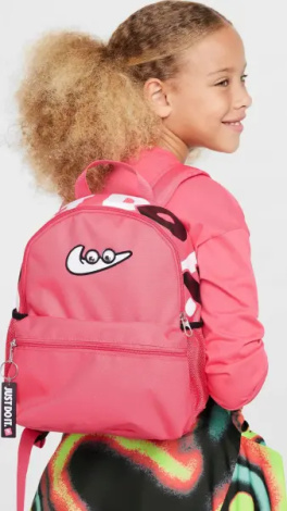 Рюкзак подростковый Nike BRASILIA JDI MINI BACKPACK SWOOSHY розово-белый FZ7259-629