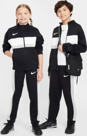 Спортивный костюм подростковый Nike ACADEMY DRI-FIT черно-бело-серый FZ5309-010__FZ5310-010