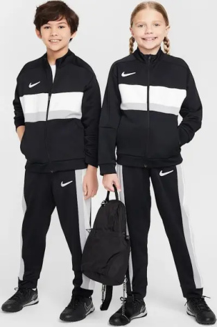 Спортивный костюм подростковый Nike ACADEMY DRI-FIT черно-бело-серый FZ5309-010__FZ5310-010