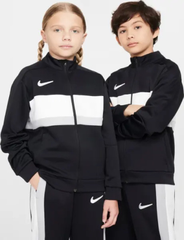 Спортивный костюм подростковый Nike ACADEMY DRI-FIT черно-бело-серый FZ5309-010__FZ5310-010