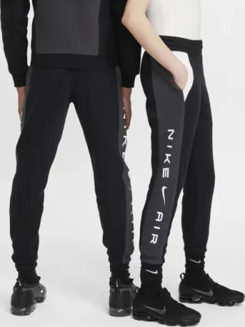 Спортивный костюм подростковый Nike AIR темно-серо-черно-белый FZ4955-060__FZ5004-010