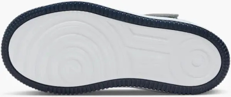 Кроссовки детские Nike AIR FORCE 1 LOW LV8 EASYON (PS) серо-красно-темно-синие FV7856-001