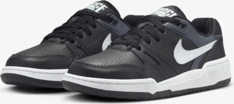 Кроссовки подростковые Nike FULL FORCE LOW (GS) черно-серо-белые FV5929-001