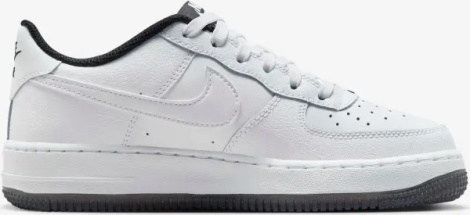 Кроссовки подростковые Nike AIR FORCE 1 LV8 4 (GS) бело-черные FQ4118-100