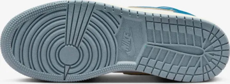 Кроссовки подростковые Nike AIR JORDAN 1 LOW SE (GS) сине-белые FN9137-141