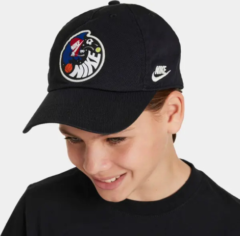 Кепка подростковая Nike CLUB черная FN9078-010