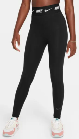 Легінси підліткові Nike SPORTSWEAR FAVOURITES HIGH-WAISTED чорні FN7779-010