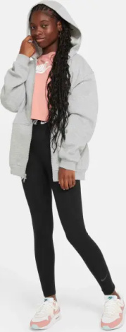 Легінси підліткові Nike SPORTSWEAR FAVOURITES HIGH-WAISTED чорні FN7779-010