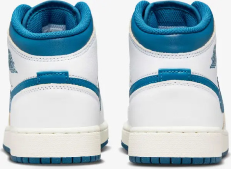 Кросівки підліткові Nike JORDAN 1 MID SE (GS) біло-сині FN7432-141