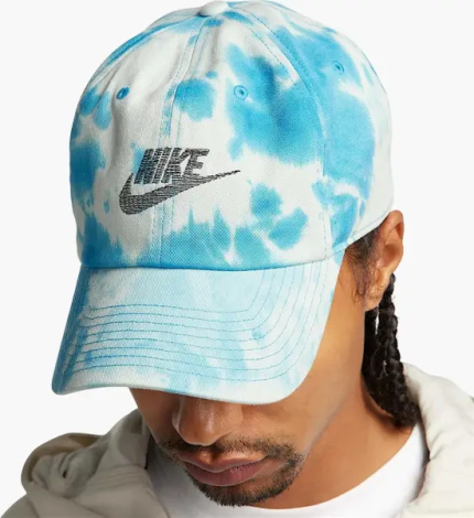 Кепка Nike CLUB UNSTRUCTURED голубо-белая FN4198-406