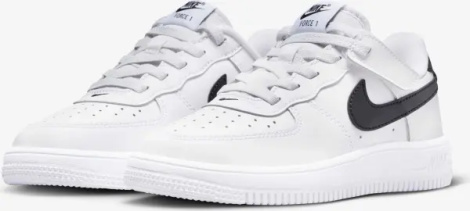 Кроссовки детские Nike AIR FORCE 1 LOW EASYON (PS) бело-черные FN0237-101