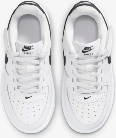Кроссовки детские Nike AIR FORCE 1 LOW EASYON (PS) бело-черные FN0237-101