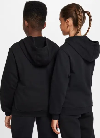Толстовка підліткова Nike CLUB FLEECE FRENCH TERRY чорна FD3017-010