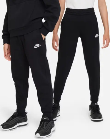 Спортивные штаны подростковые Nike SPORTSWEAR CLUB FLEECE черные FD3008-010
