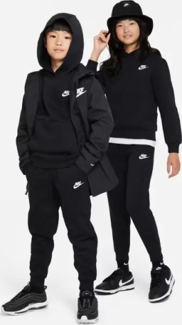 Спортивные штаны подростковые Nike SPORTSWEAR CLUB FLEECE черные FD3008-010