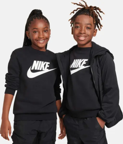 Свитшот подростковый Nike SPORTSWEAR CLUB FLEECE черный FD2992-010