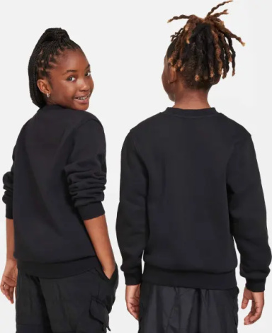 Свитшот подростковый Nike SPORTSWEAR CLUB FLEECE черный FD2992-010