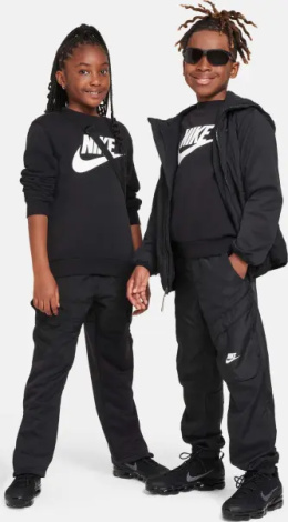 Свитшот подростковый Nike SPORTSWEAR CLUB FLEECE черный FD2992-010