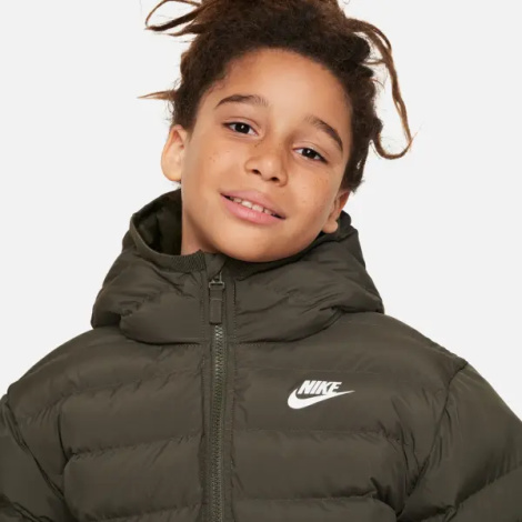 Куртка підліткова Nike SPORTSWEAR LIGHTWEIGHT SYNTHETIC FILL LOOSE HOODED хакі FD2845-325