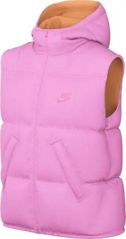 Жилетка підліткова Nike SPORTSWEAR HEAVYWEIGHT SYNTHETIC FILL EASYON THERMA-FIT REPEL LOOSE HOODED рожева FD2844-675