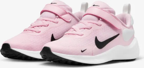 Кросівки дитячі Nike REVOLUTION 7 (PSV) рожево-білі FB7690-600